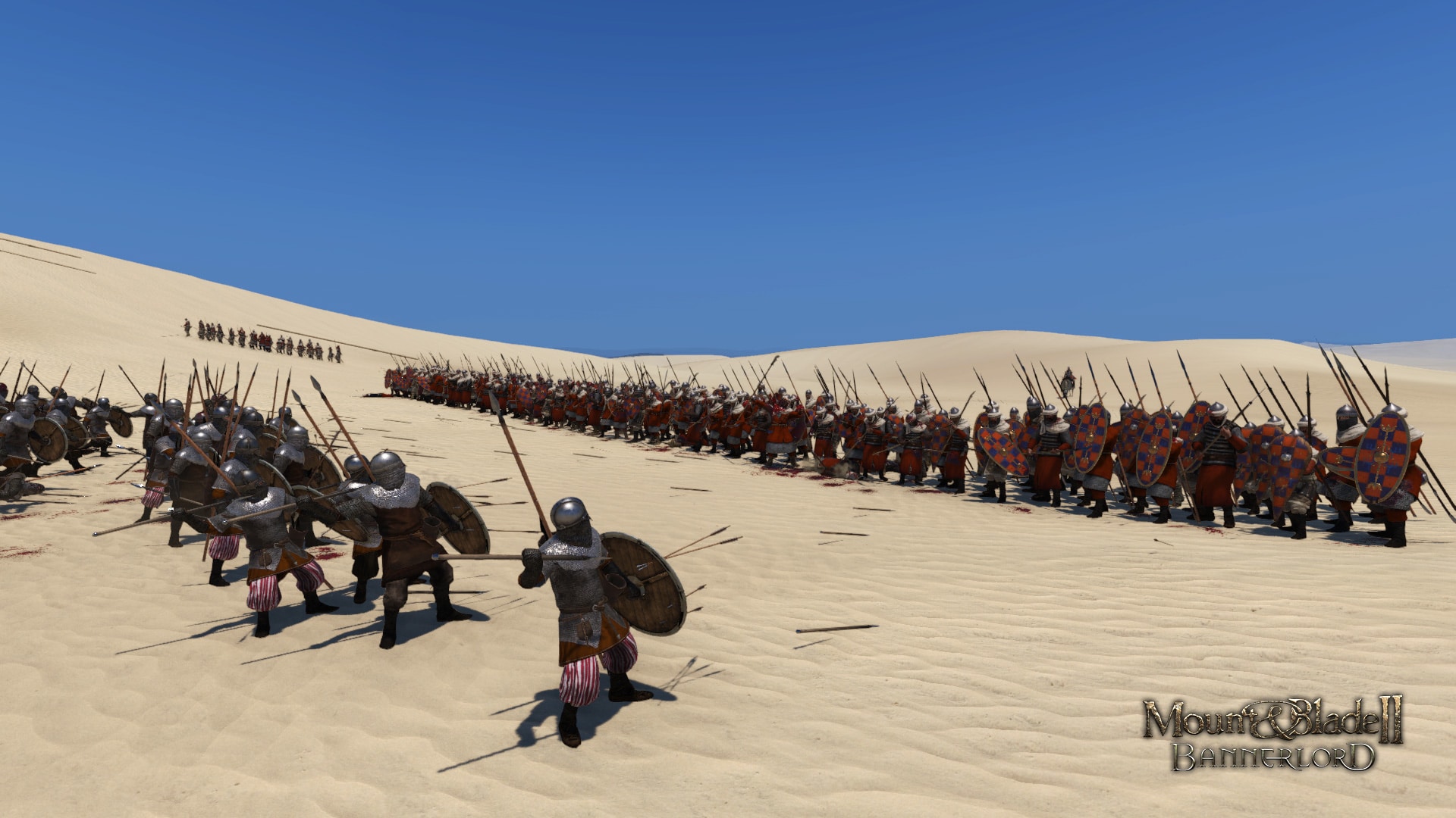 Mount & blade 2 : bannerlord désert armée chevaliers