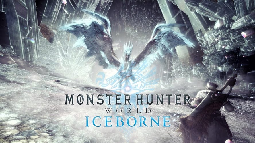 Monster hunter world iceborne monstre qui attaque givre