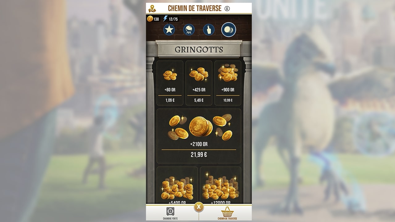 À quoi sert l’or et comment en gagner plus Harry Potter Wizards Unite Astuce