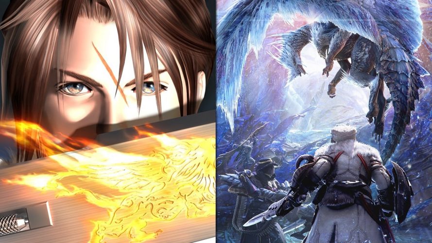Sorties jeux final fantasy viii squall monster hunter world iceborne glace