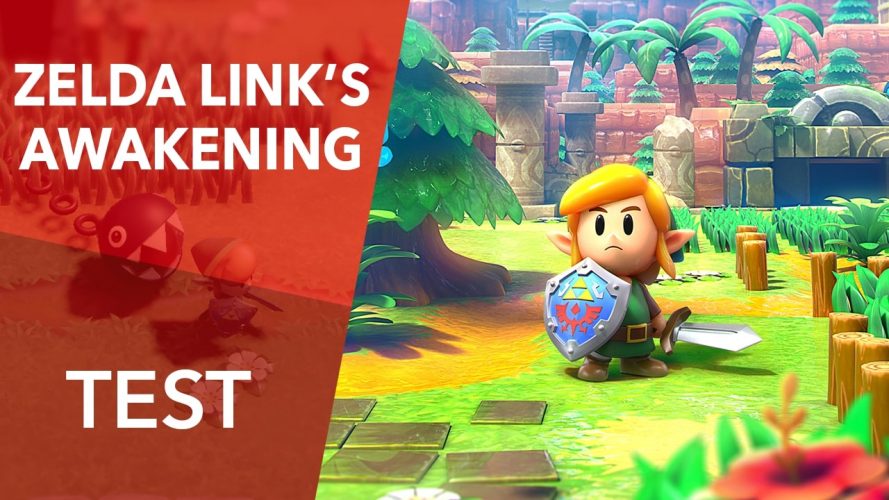 Zelda link's awakening test miniature