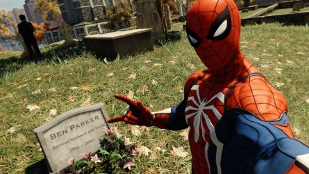 Image d'illustration pour l'article : Se recueillir sur la tombe de Ben Parker - Marvel's Spider-Man