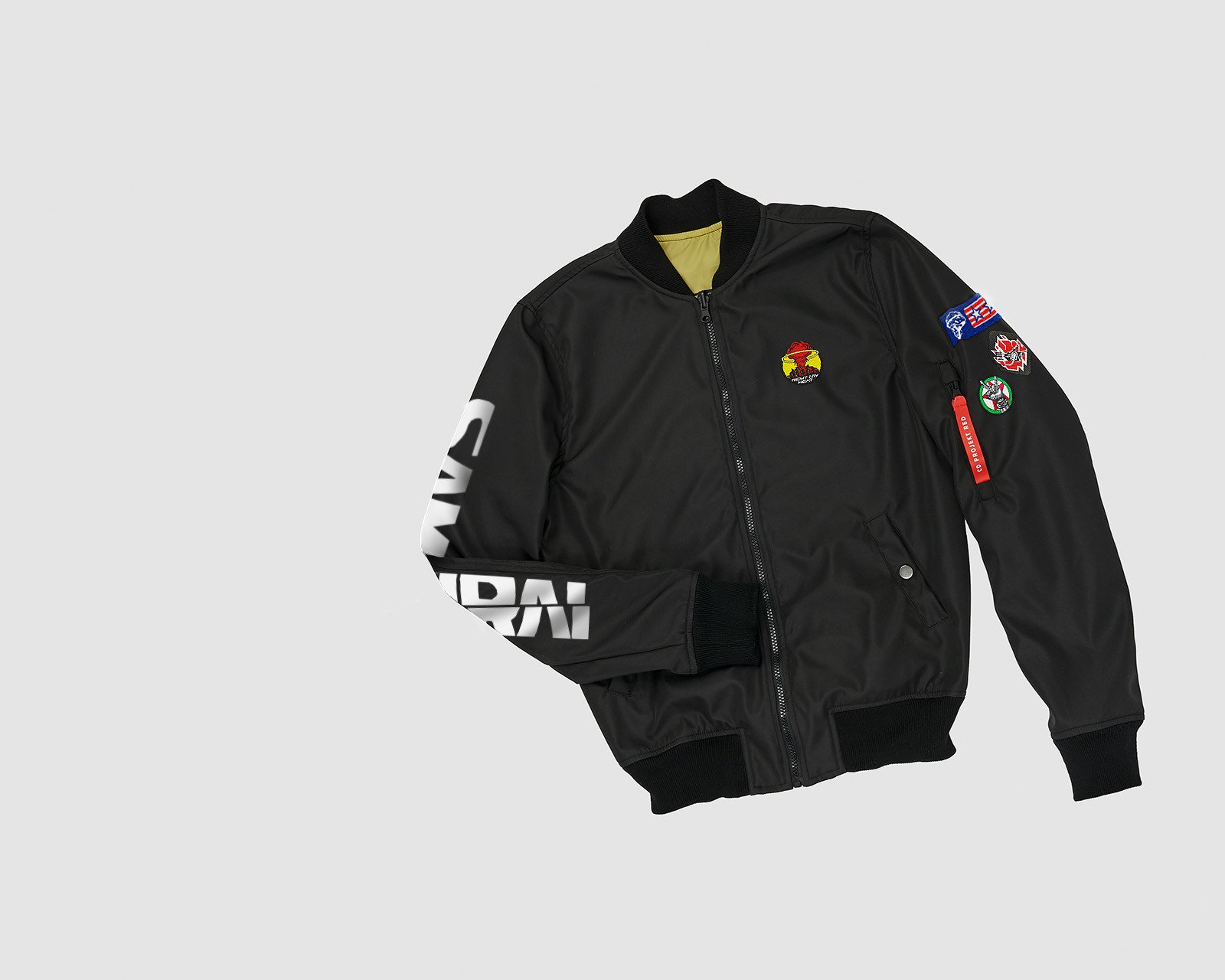 Cyberpunk 2077 samourai bomber jacket