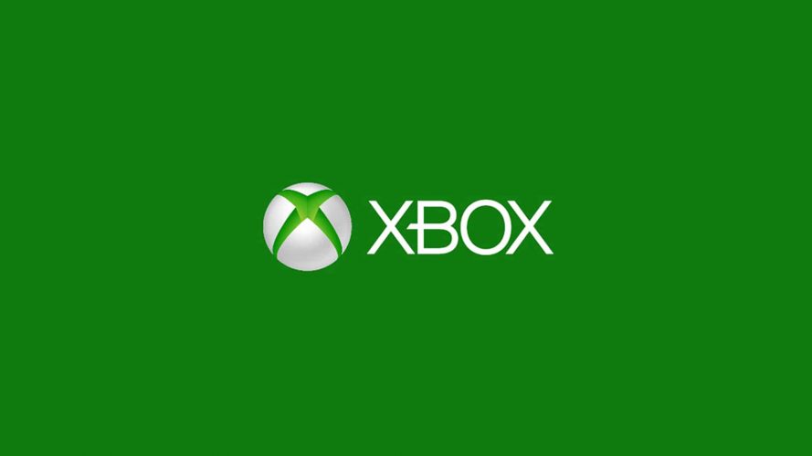 Xbox logo sur fond vert
