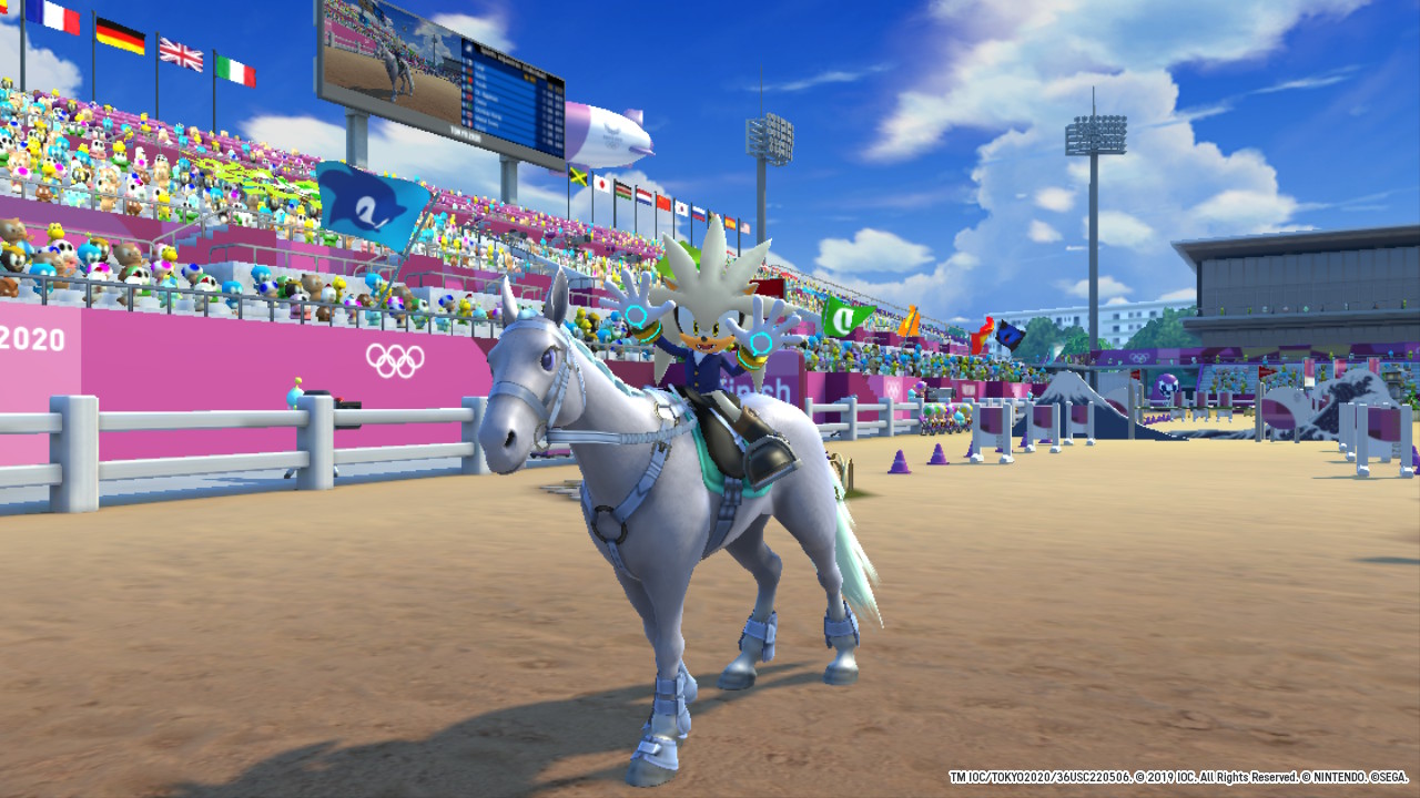 Mario & sonic tokyo 2020 sports equestres