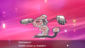 Image d'illustration pour l'article : Faire évoluer Tutafeh de Galar en Tutétékri – Pokémon Épée et Bouclier