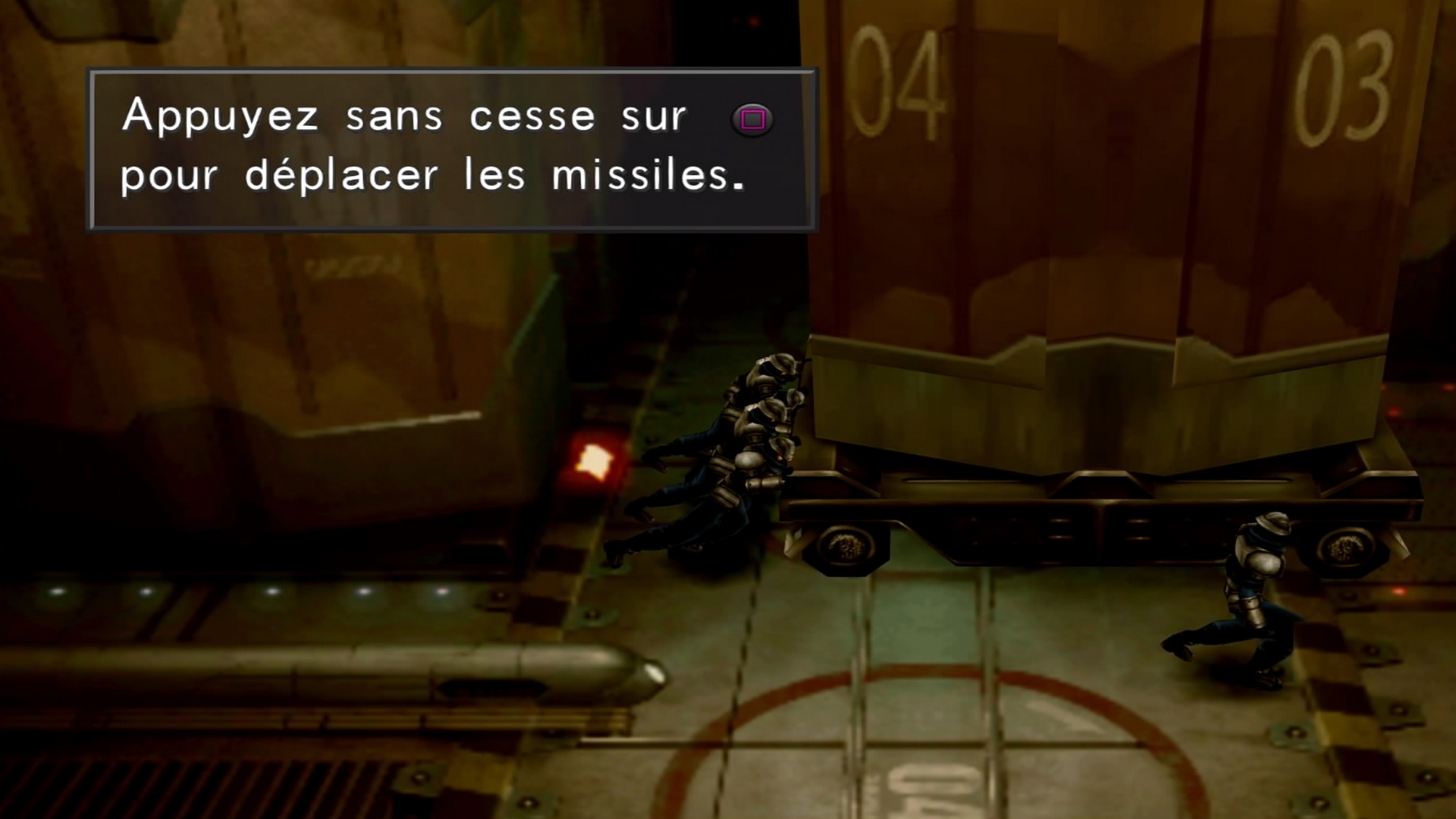 Final Fantasy VIII Remastered soluce base des missiles placement missiles hangar