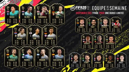 Image d'illustration pour l'article : FIFA 20 dévoile sa Team Of The Week numéro 11