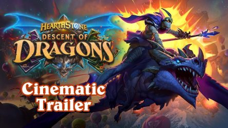 Image d'illustration pour l'article : HearthStone : l'extension Descent of the Dragon annoncée, avec un nouveau mode