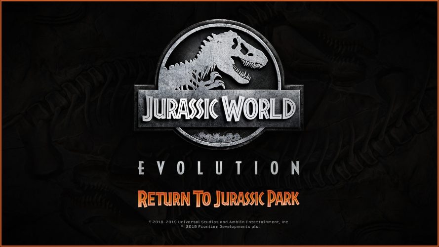 Jurassic World Evolution : Retour à Jurassic Park