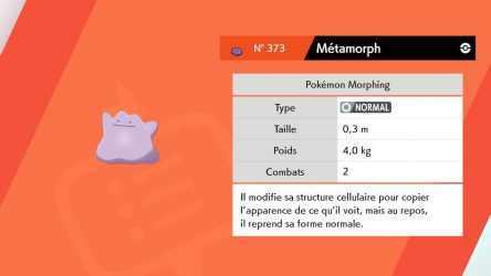 Image d'illustration pour l'article : Comment obtenir Métamorph - Pokémon Épée / Bouclier