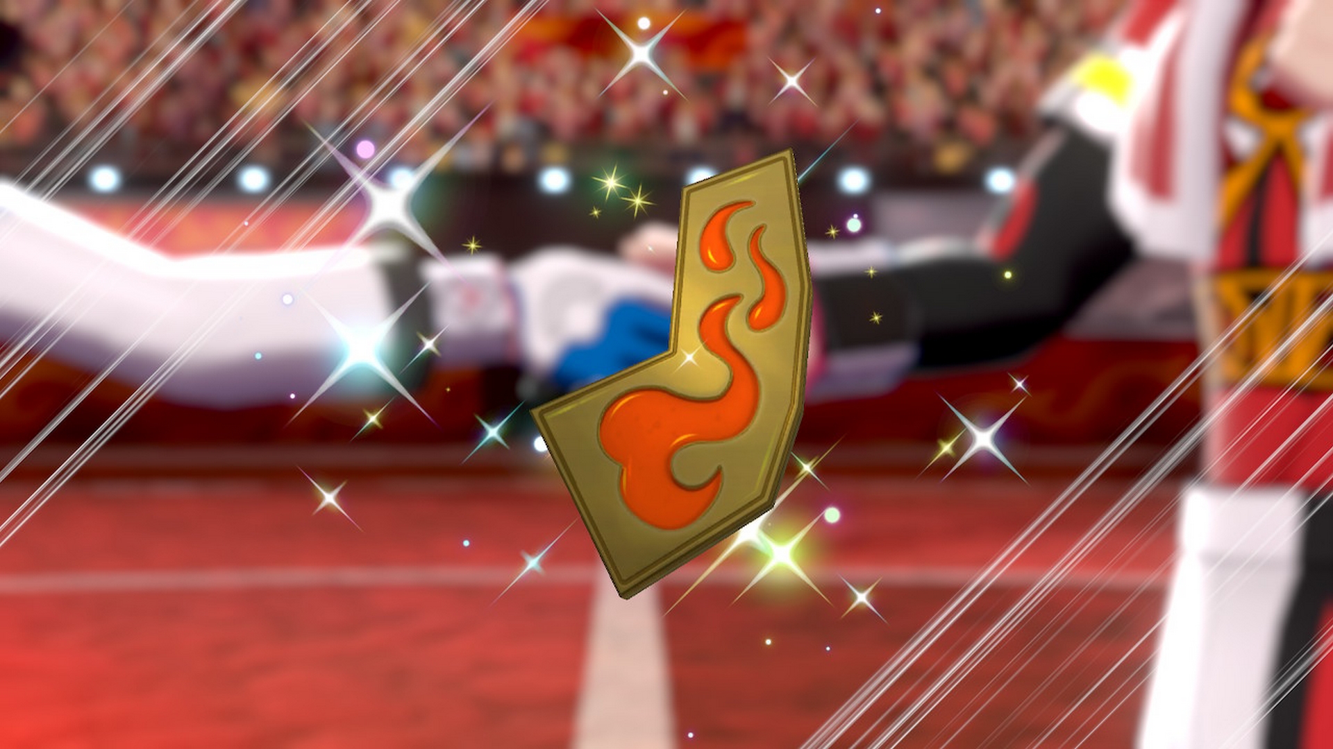 Pokémon épée bouclier soluce troisième arène badge feu