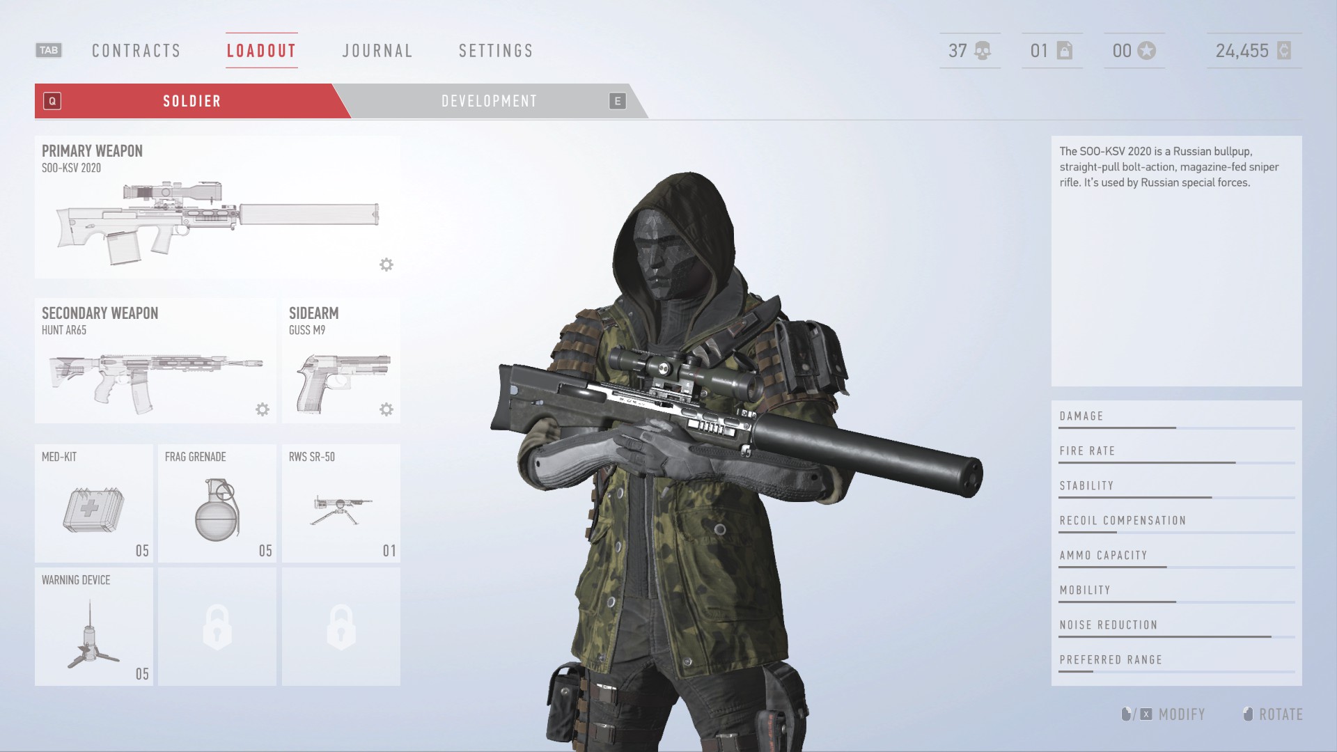 Sniper ghost warrior contracts interface