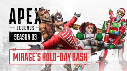 Image d'illustration pour l'article : Apex Legends lance son événement Holo-fête de Mirage avec un week-end double XP
