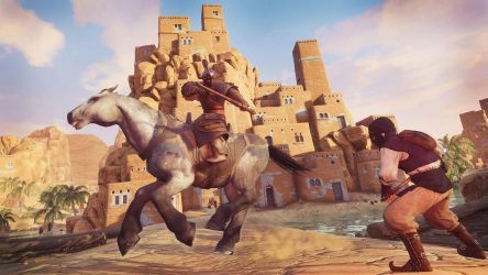 Image d'illustration pour l'article : Conan Exiles permettra dorénavant de combattre à cheval