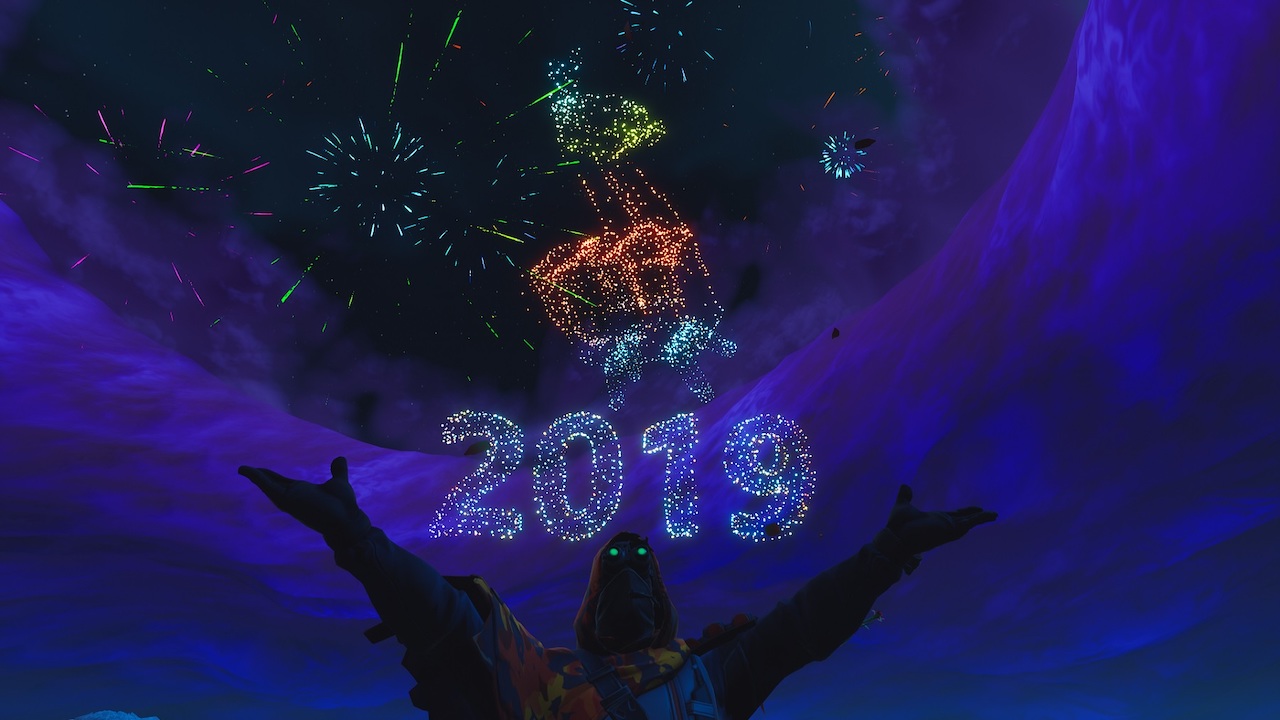 Fortnite illustration nouvel an 2019
