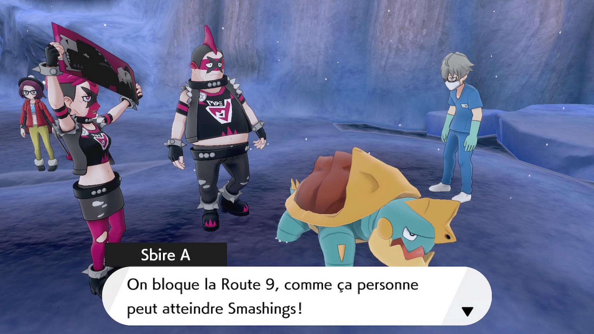 Pokémon épée bouclier baie de ludester team yell