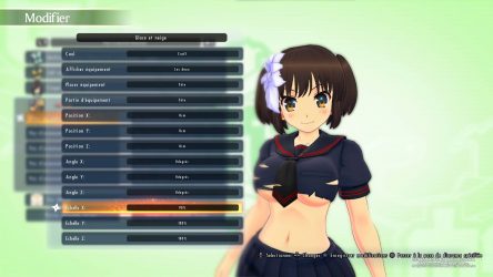 Image d'illustration pour l'article : Changer la taille d'un accessoire - Senran Kagura Burst Re:Newal
