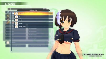 Image d'illustration pour l'article : Changer la couleur de peau d'un personnage - Senran Kagura Burst Re:Newal