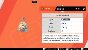 Image d'illustration pour l'article : Comment capturer Barpau et Milobellus – Pokémon Epée et Bouclier