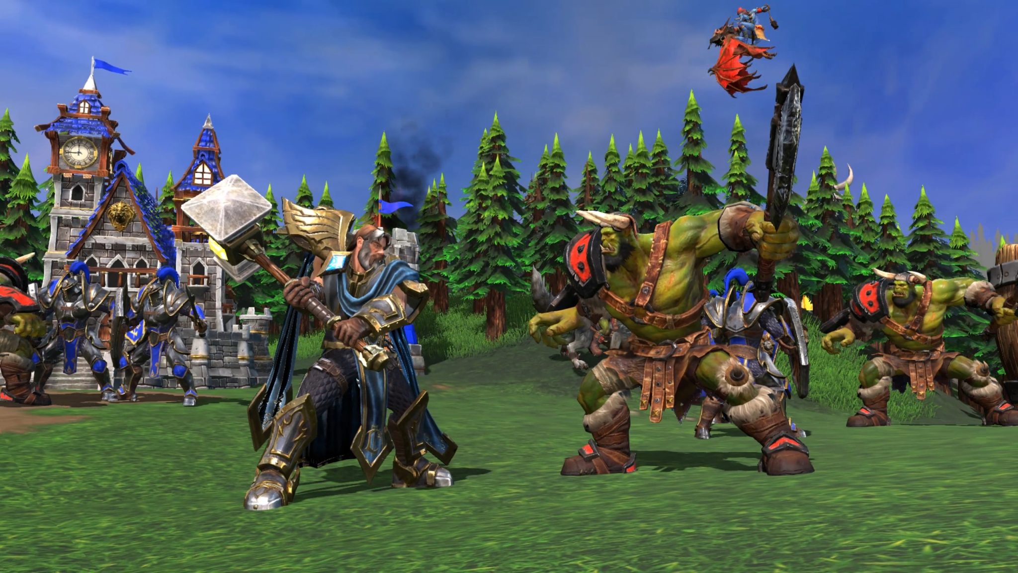 Warcraft iii reforged human vs orc scaled 1