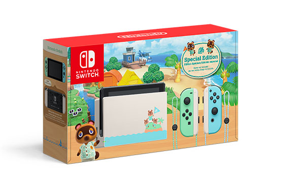 Animal crossing new horizons switch console ed limitee packaging 5