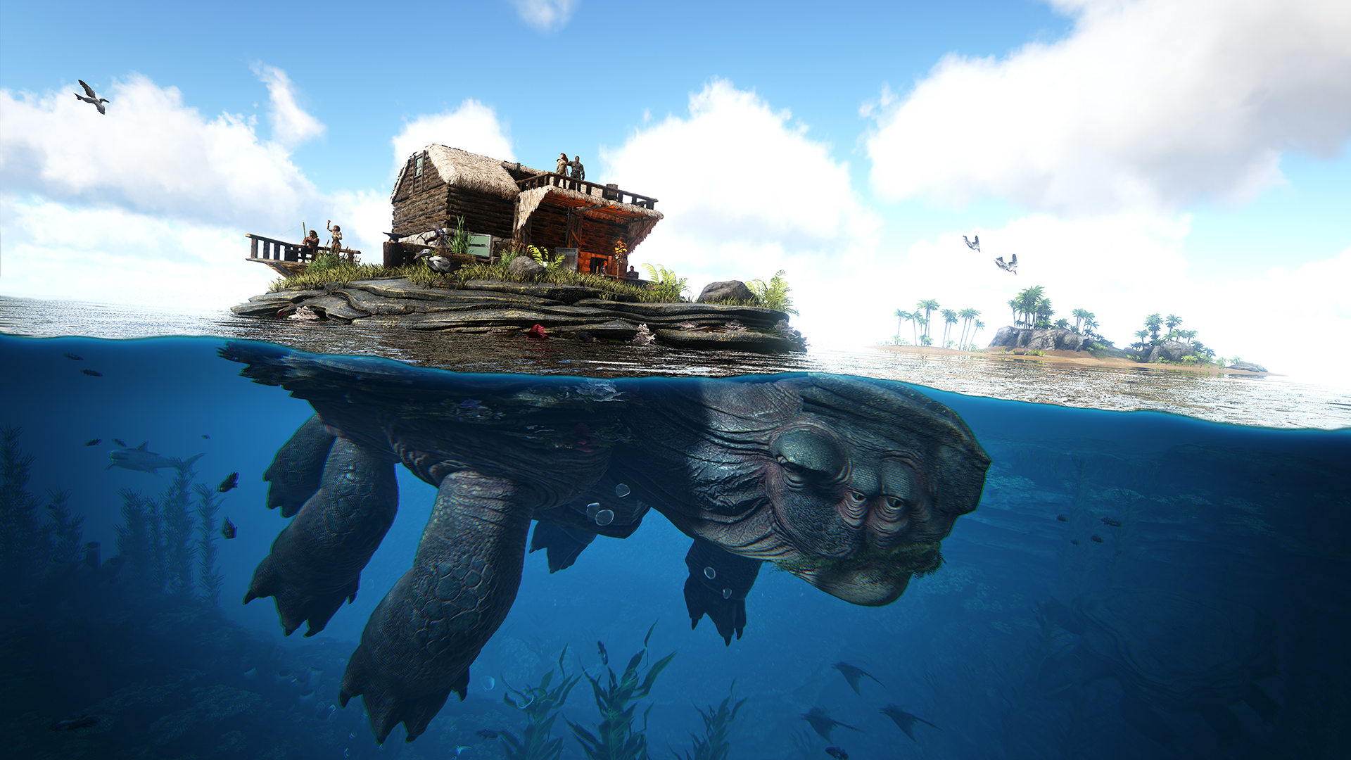 Ark genesis part i screenshot île tortue