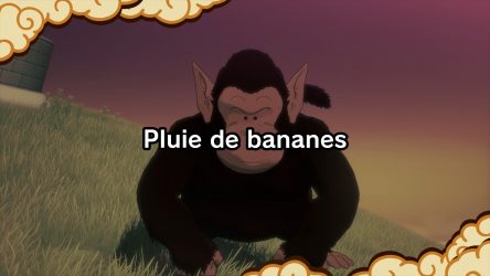 Image d'illustration pour l'article : Pluie de bananes - Dragon Ball Z : Kakarot