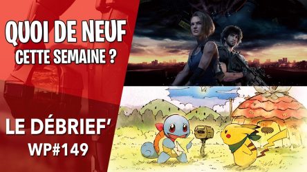 Image d'illustration pour l'article : Débrief' : Pokémon DLC, Resident Evil 3 Remake et logo PS5