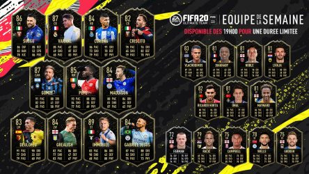 Image d'illustration pour l'article : FIFA 20 dévoile sa Team Of The Week numéro 17