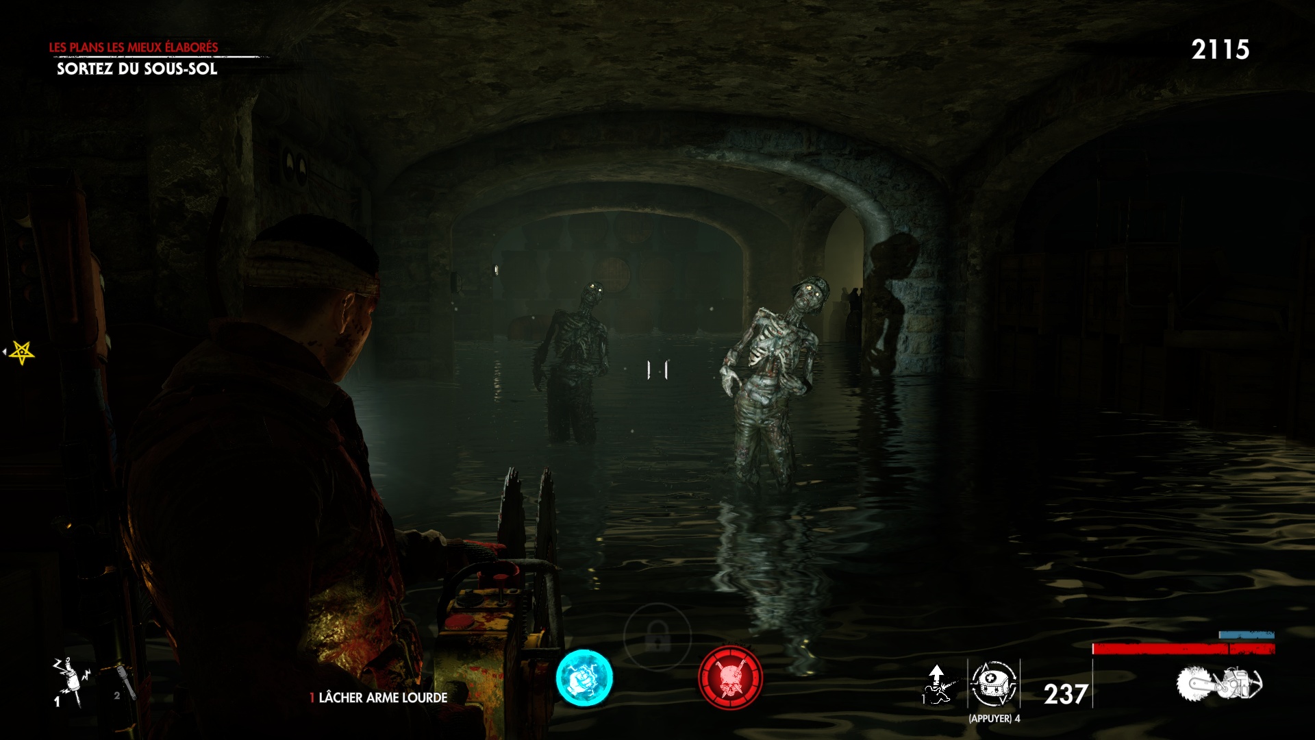 Zombie Army 4: Dead War catacombes zombies