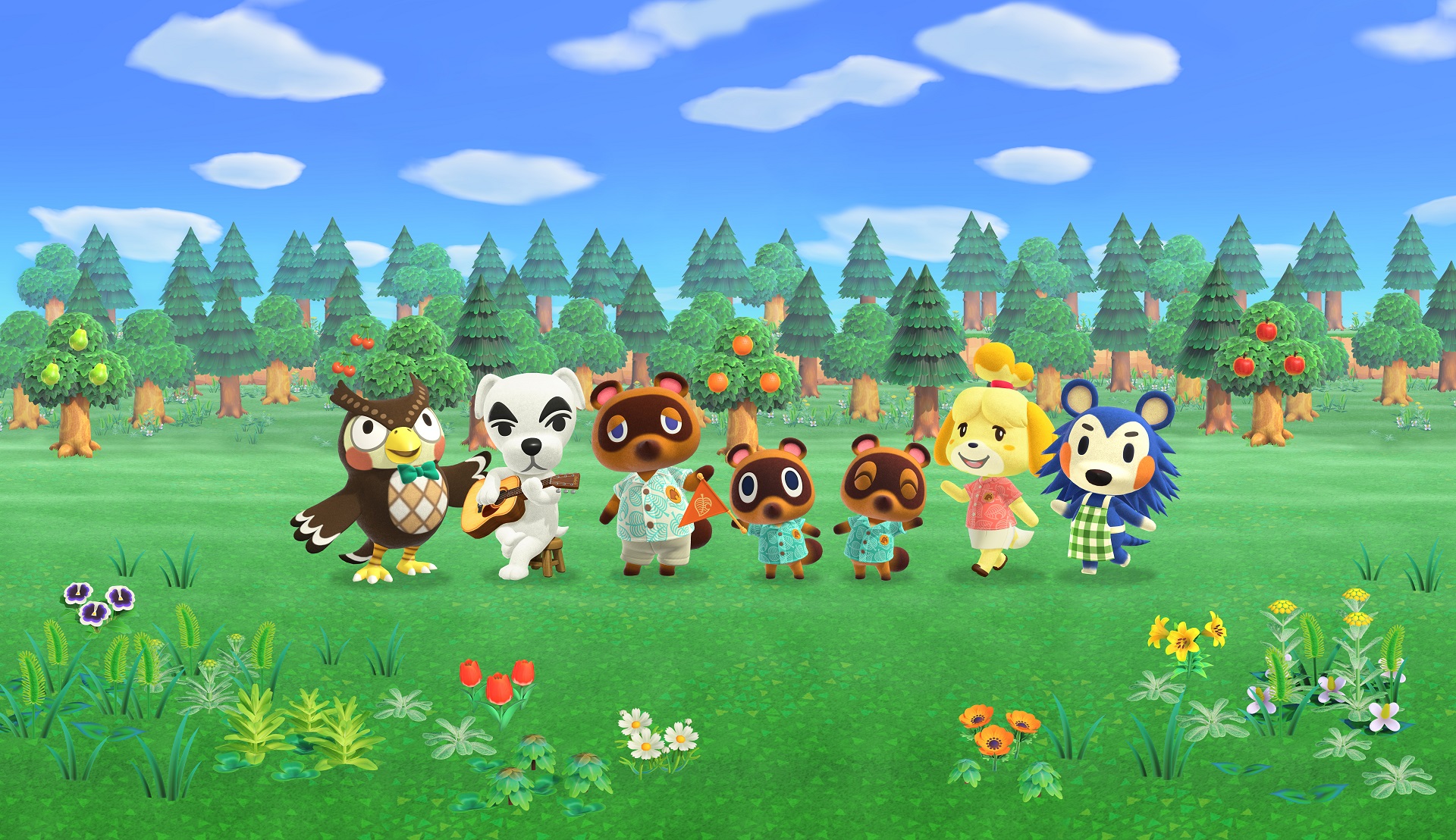 Animal Crossing new horizons background