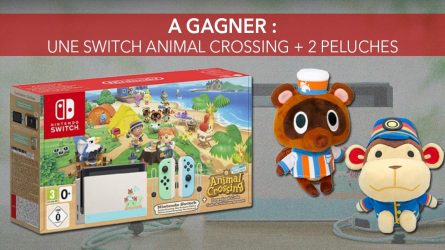Image d'illustration pour l'article : Concours : Une Switch Animal Crossing avec 2 peluches à gagner