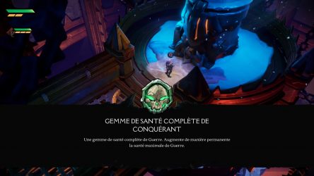 Image d'illustration pour l'article : Emplacement des Gemmes de Santé de Conquérant - Darksiders Genesis