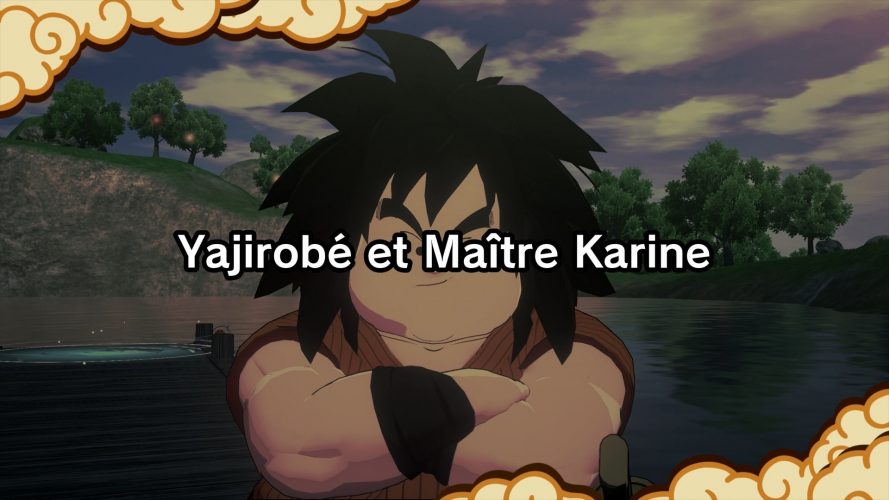 Yajirobé et maître karine - dragon ball z : kakarot