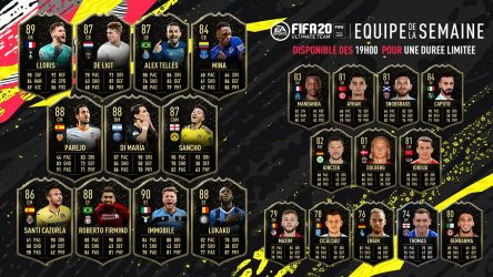 Image d'illustration pour l'article : FIFA 20 dévoile sa Team Of The Week numéro 21