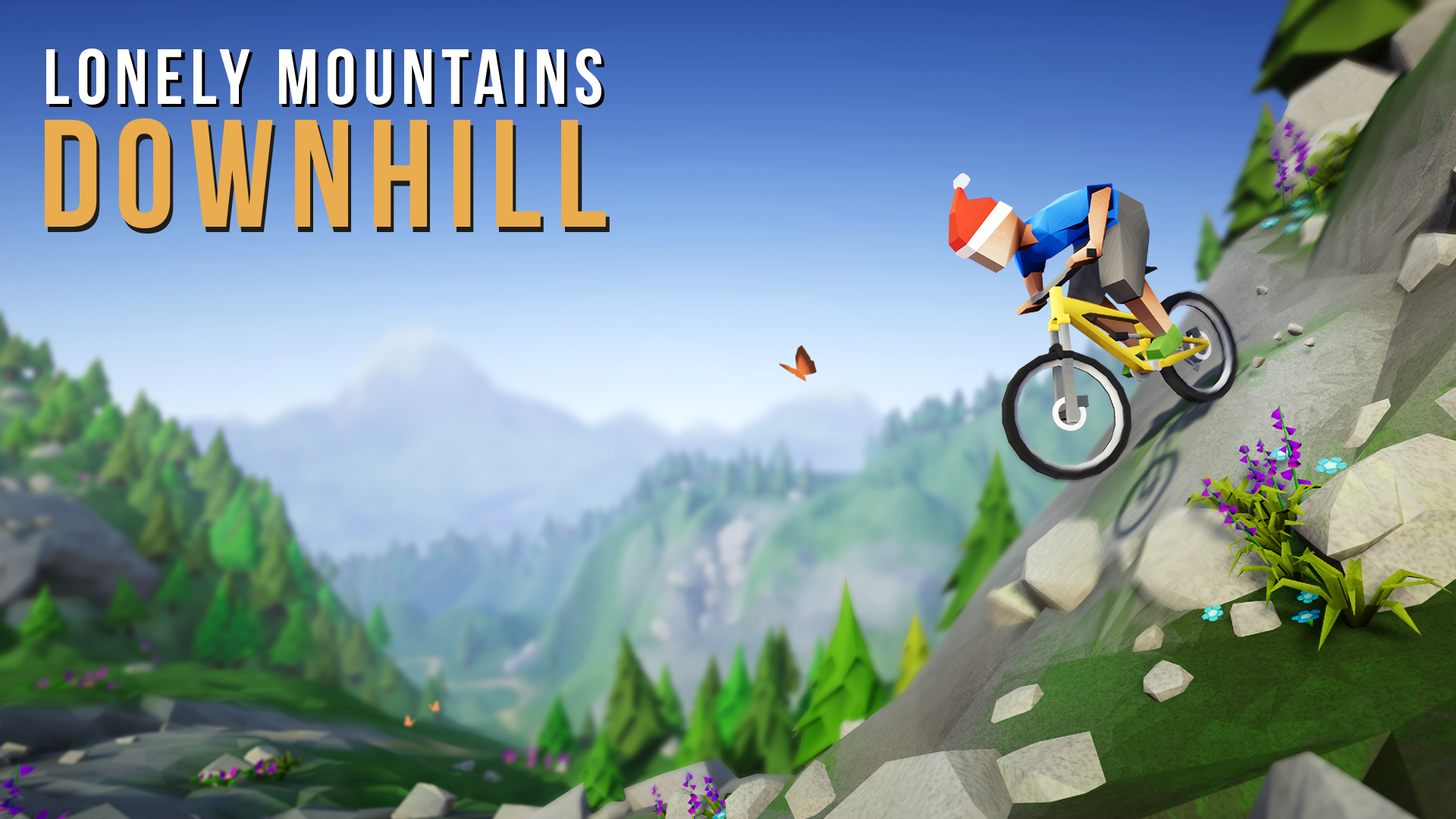 Lonely mountains downhill