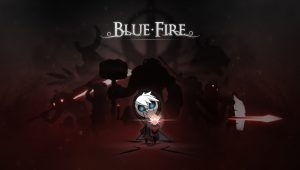 Blue fire illustration principal