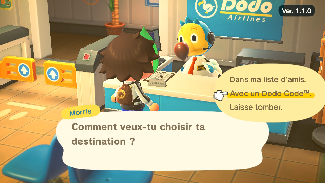 Animal crossing new horizons aéroport