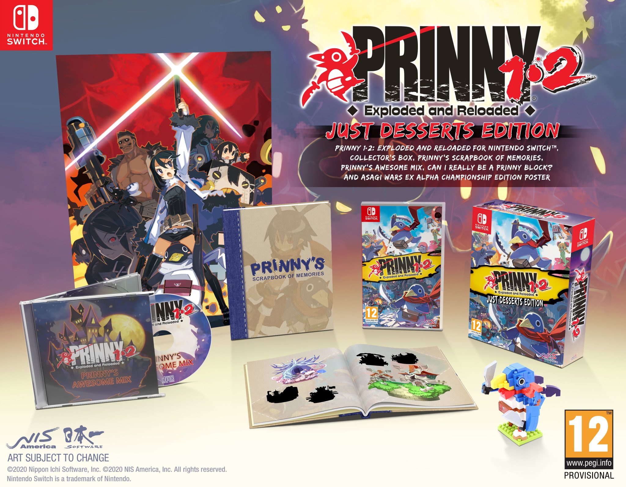 Compilation prinny 1 & 2: exploded and reloaded - edition collector just desserts