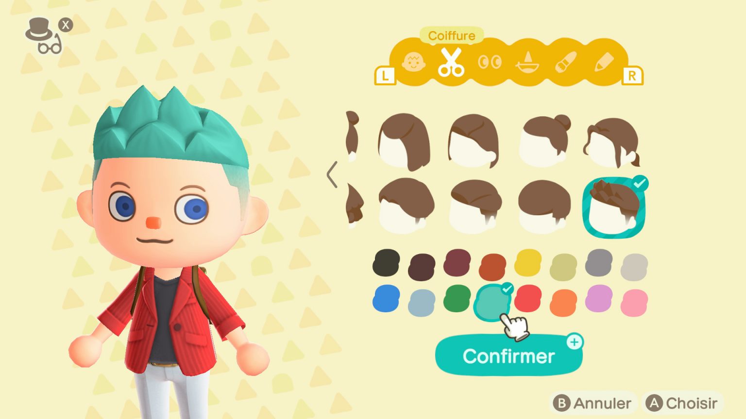 Avoir de nouvelles coupes et couleurs de cheveux Animal Crossing New Horizons Guide