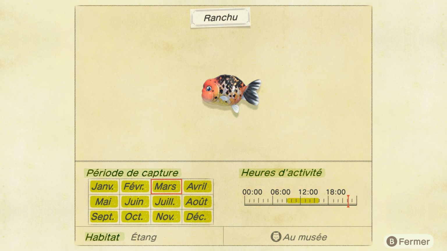 Liste Des Poissons Animal Crossing New Horizon www.actugaming.net