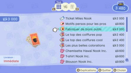 Image d'illustration pour l'article : Fabriquer des outils plus durables - Animal Crossing New Horizons