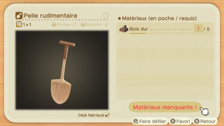 Image d'illustration pour l'article : Obtenir la pelle - Animal Crossing New Horizons