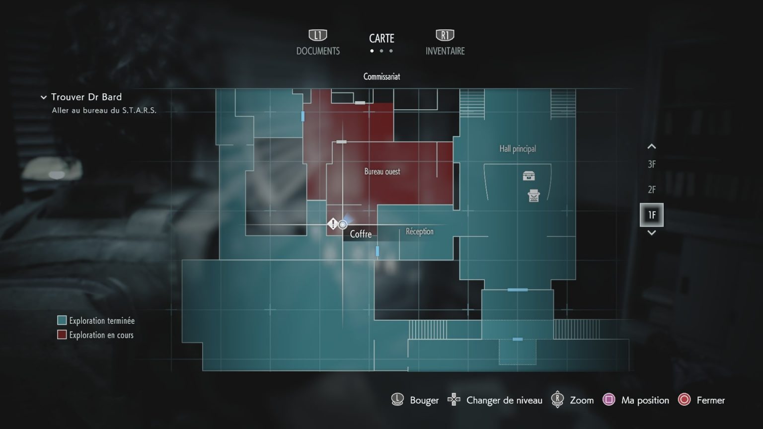 Coffrefort du bureau ouest Guide Resident Evil 3 Remake