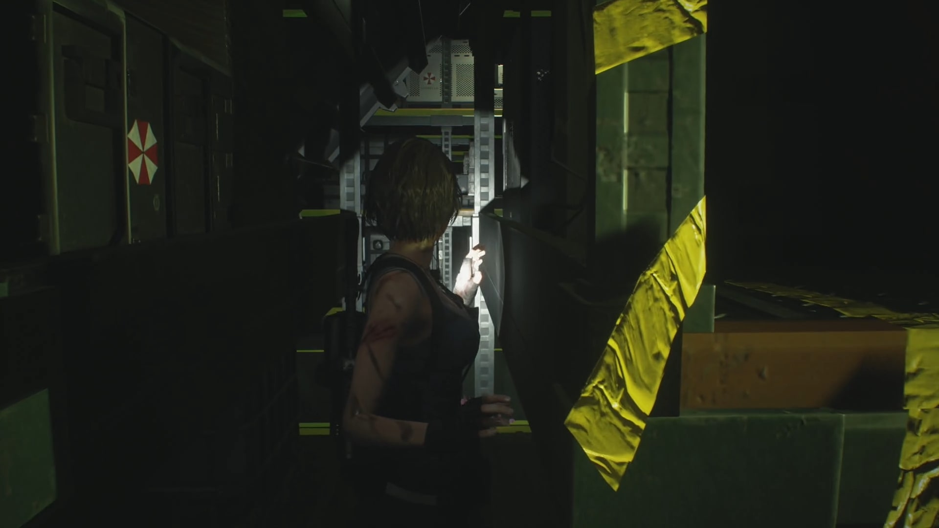 Resident evil 3 remake rayonnages passage