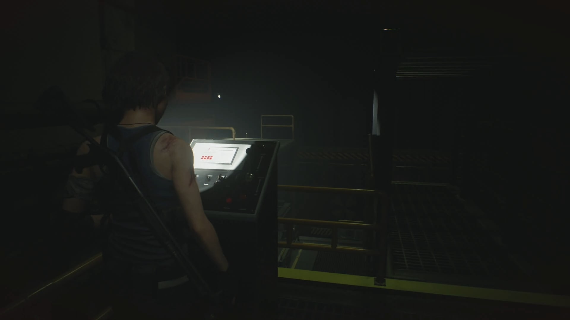 Resident evil 3 remake passerelle hangar