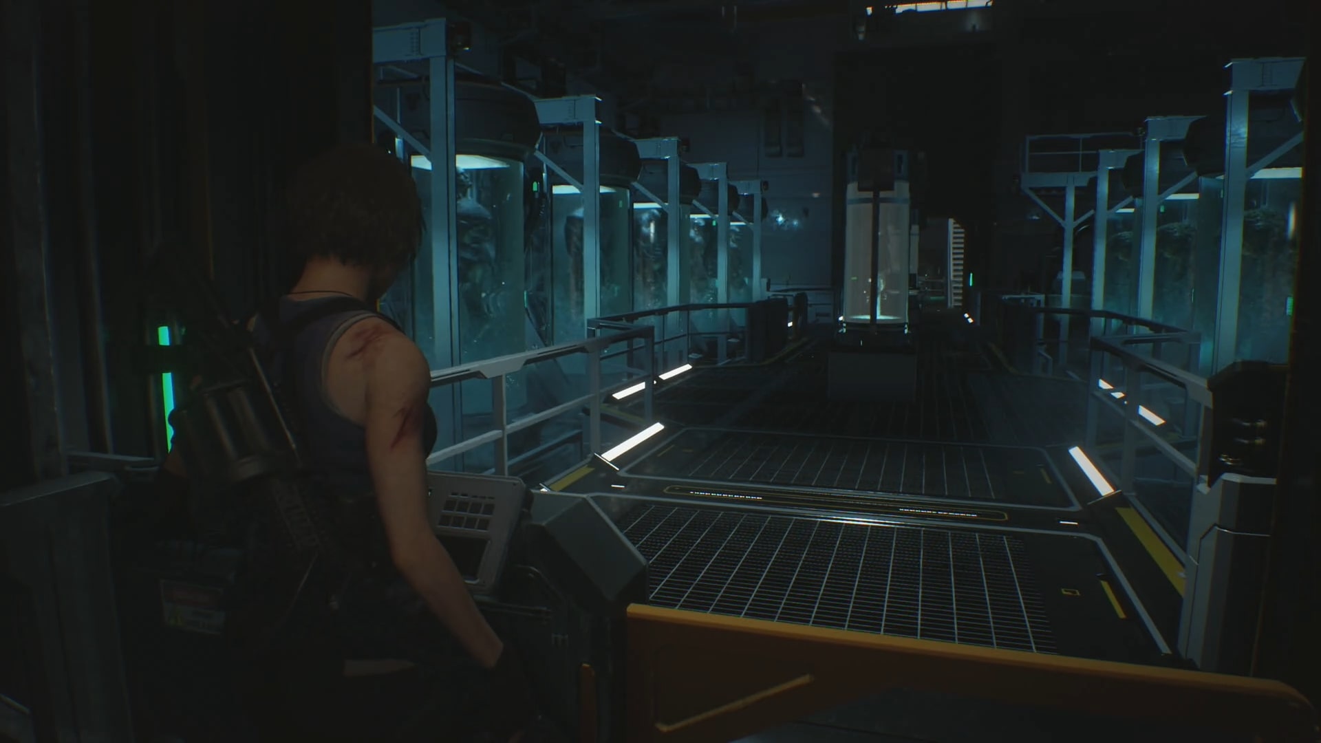 Resident evil 3 remake ascenseur labo
