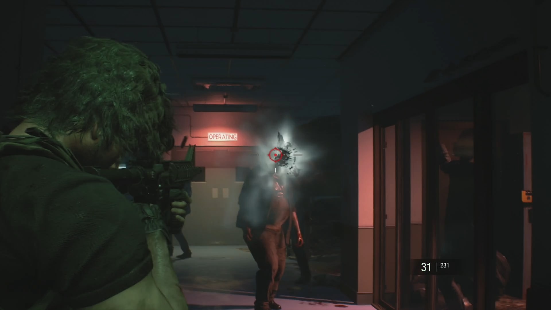 Resident evil 3 remake salle des urgences zombies