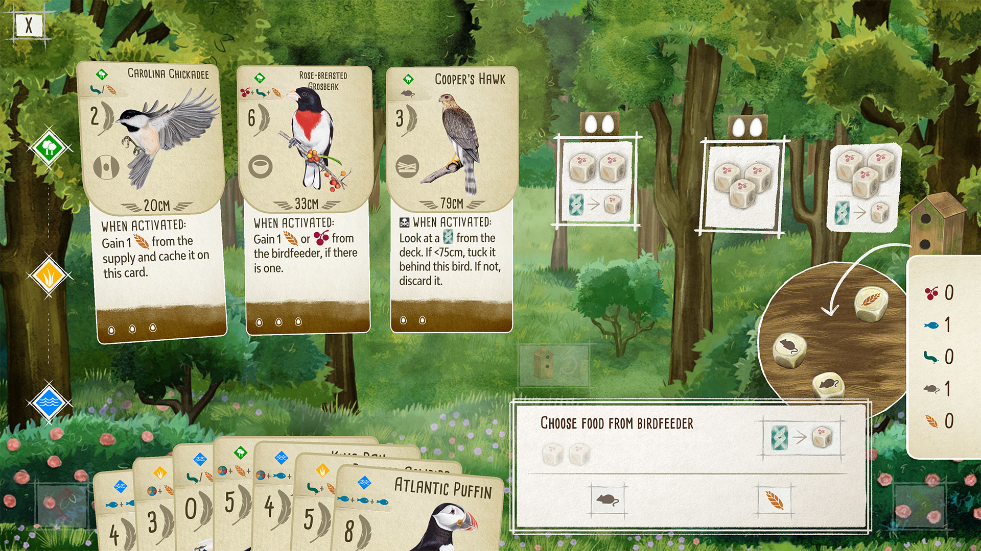 Le jeu de société Wingspan arrive sur Nintendo Switch